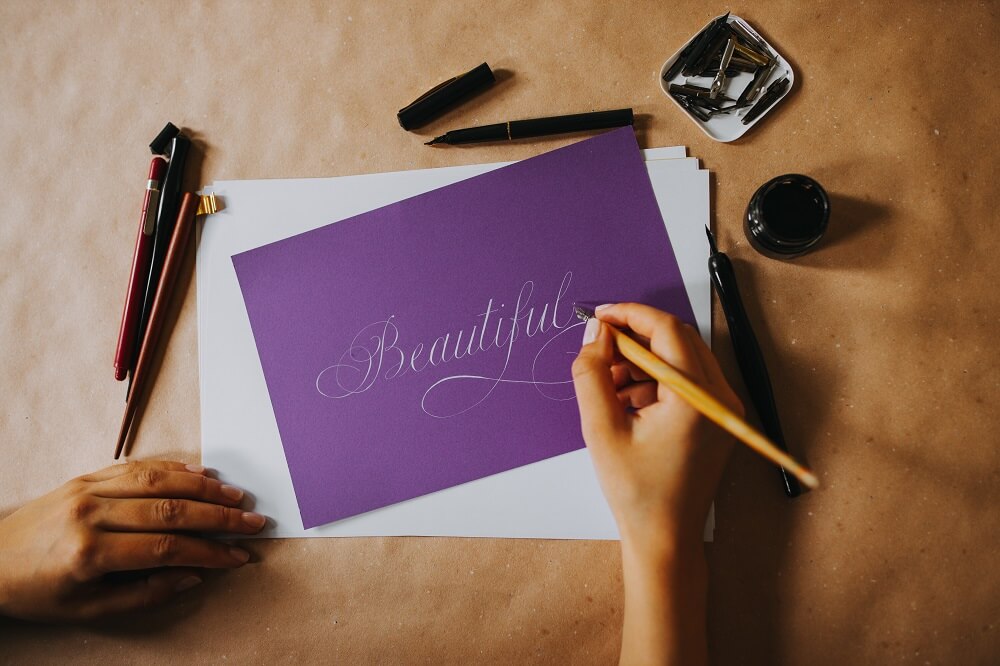 calligrafia corsivo